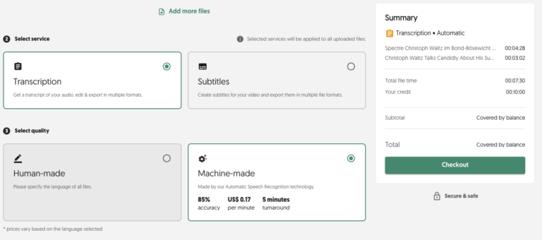 Amberscript pricing