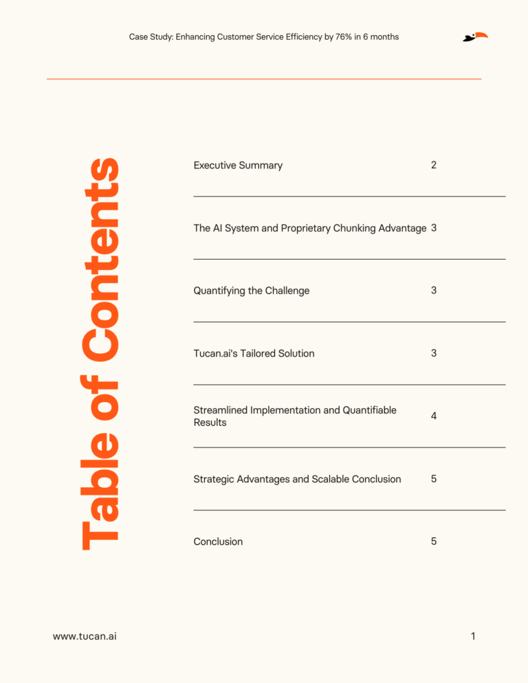 Table of Contents